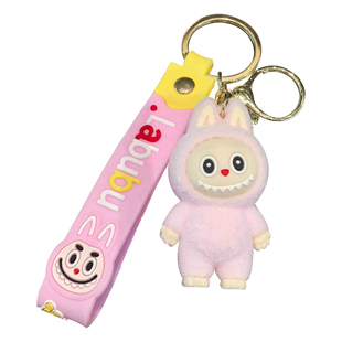 大号站姿植绒拉布钥匙扣卡通立体软胶公仔玩偶包包挂件可爱小礼品