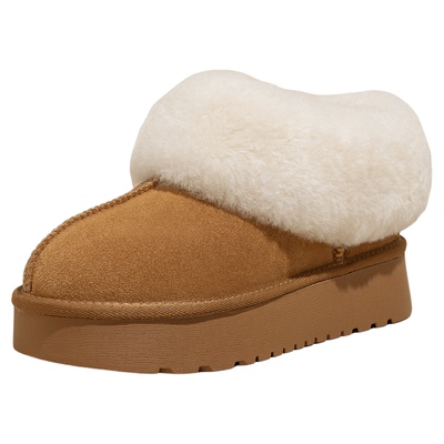 snowelf~羊毛保暖厚底雪地靴