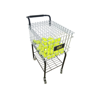 odea欧帝尔网球框教练车多球车便携可折叠收纳网球车大容量带轮子