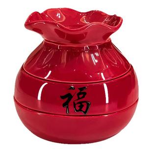 福袋陶瓷调味碟套装家用创意酱油碟蘸酱碟可爱小菜碟蘸料碟小碟子