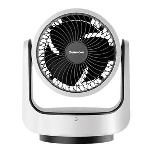 HYUNDAI韩国现代电风扇台式静音桌面小型摇头省电扇空气循环扇