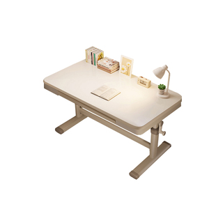 实木环保儿童学习桌椅子可升降家用写字桌作业专用大白桌学习套装