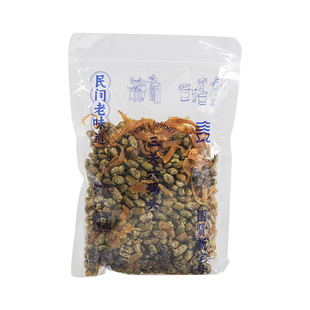 三关六码头笋丝青豆即食笋干熟制食品农家特产下酒菜休闲零食小吃