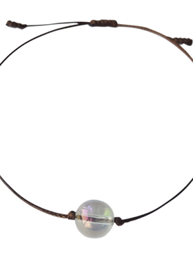 文艺风情侣手绳饰品水晶石