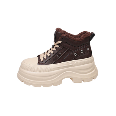 7cm内增高厚底加绒运动休闲鞋