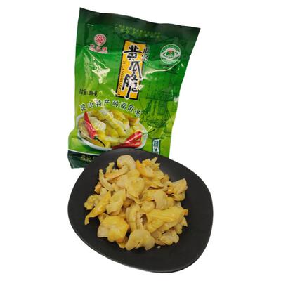 广西灵山特产咸菜黄瓜即食龙三钱