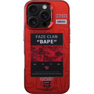 潮牌迷猿人头彩苹果16pro磁吸手机壳红色适用于iPhone15promax新年保护套14本命年手机套13时尚个性17新款硬