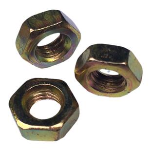 彩锌六角螺帽 黄锌螺母 六角螺帽 镀锌六角螺母 M3M4M5M6M8M10M12