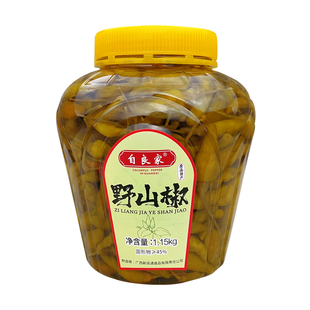 广西特产自良家泡椒凤爪泡椒酸辣野山椒商用罐装小米辣爽口指天椒