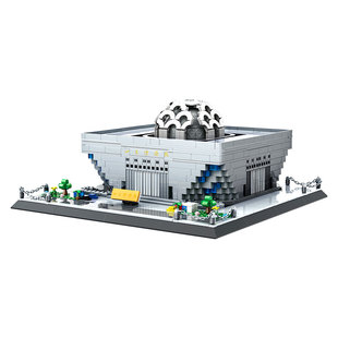 山东博物馆文创丨博物馆建筑拼插积木模型玩具益智拼搭儿童玩具