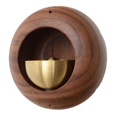 多巴胺风铃进门提醒日式门铃实木