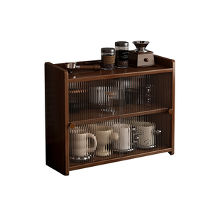 桌面杯架杯子收纳置物架家用餐桌台面咖啡杯防尘储物柜子2026新款