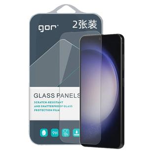 GOR适用三星S23手机A54钢化玻璃贴膜S20三星A55电S24话s21非FE全A33半A34荧A35屏幕S10E保护A53高清A52硬贴膜