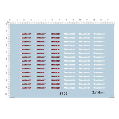 1/50 demac ac500 mammoet 大象吊车吊臂起重机水转印贴纸 63050B