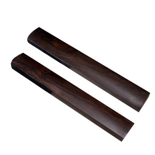 镇尺黑檀黑梓木红木素面光面书法镇纸压纸木镇子30cm厘米古德笔庄