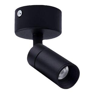 黑色小角度明装射灯聚光束3度8度15度24度展厅茶室1W3W氛围洗墙灯