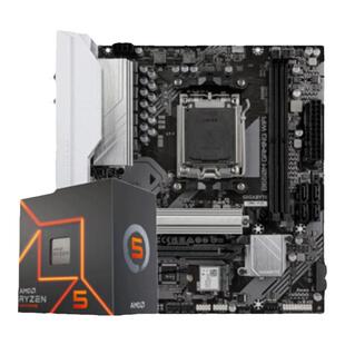 AMD锐龙R5 7500F处理器搭技嘉B650M/B850M小雕冰雕主板CPU套装