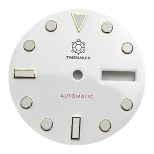 超强夜光字面双日历窗改精工SKX007 SRPD79 NH35机芯刻度表盘配件