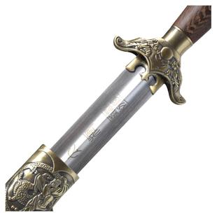 青铜武术太极剑不锈钢龙泉沈广隆男女晨练太极半软剑武术剑未开刃