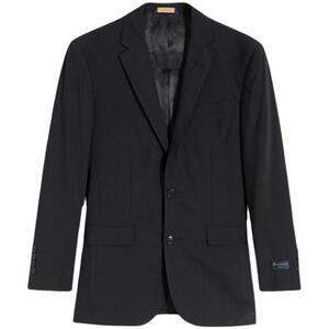 Brooks Brothers/布克兄弟男士新款绵羊毛气质修身纯色西装外套