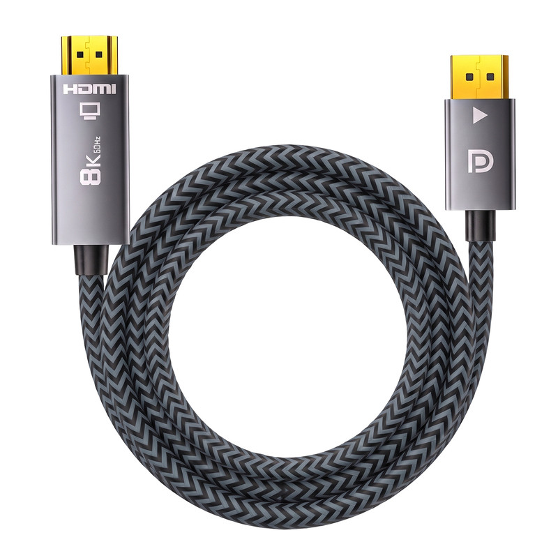 DP转HDMI2.1线8K@60Hz4K120Hz