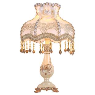 欧式卧室台灯 ins少女床头灯 结婚礼物婚房创意复古公主小奢华