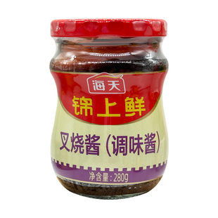 海天锦上鲜叉烧酱280g烤肉黄焖红烧腌制蜜汁鸡翅牛排骨面酱烘培