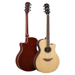 雅马哈儿童初学APX600民谣电箱木吉他40寸 APXT2旅行吉他34寸JR2S