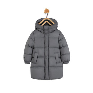 EBAER儿童鹅绒服中长款2025冬季新款羽绒服男童女童保暖羽绒外套