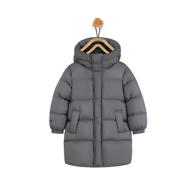 儿童中长款加厚鹅绒服一贝皇城女