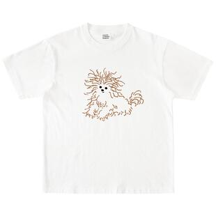 潦草小狗 插画师合作款｜250克纯棉T恤在宇间工作室