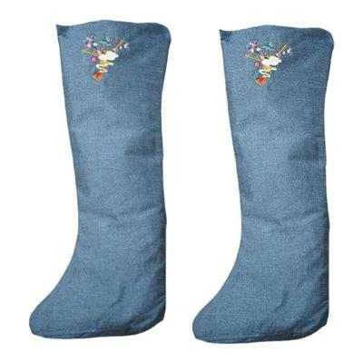 电加热艾绒热敷长靴暖腿艾灸护膝