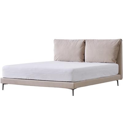 轻奢软包布艺床现代简约