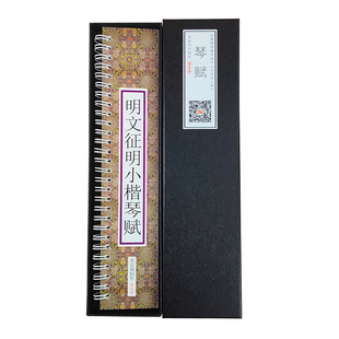 文征明小楷字帖毛笔成人初学高清临摹卡琴赋心静千字文常清静经老子列传前后赤壁赋古代碑帖书法练字控笔神器