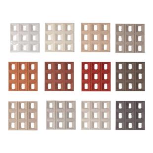 网红轻质pu水泥构件砖空心砖双面隔断镂空多孔砖九宫格装饰背景墙