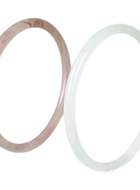 叮当仿玉细手镯透亮青葡萄粉镯子