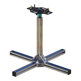 开源飞控无人机四轴多旋翼飞行器PID参数调试架测试台360万向云台