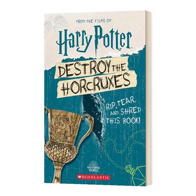 哈利波特活动书 摧毁魂器 英文原版 Harry Potter Destroy the Horcruxes 精装 Terrance Crawford 全正版英语原著小说全套书籍