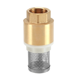 铜宝塔嘴水井底阀止回阀自吸泵进水带过滤防倒流弹簧单向阀插皮管