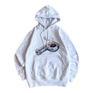 现货特惠 Palace 18FW Machine Hooded 大P连帽卫衣帽衫套头衫