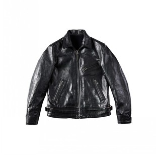 A.C.E.浮生出品 穆赫兰道茶芯马皮夹克皮衣 经典机车MULHOLLAND