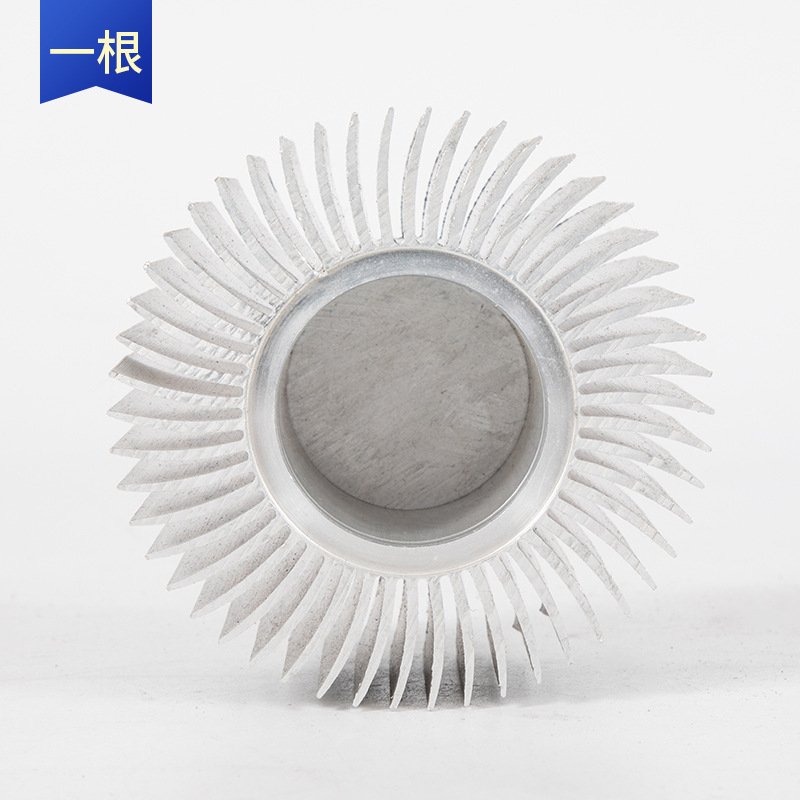 供应铝型材散热器 工业铝合金led照明散热器太阳花铝型材出售