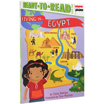 英文原版Living in Egypt生活在埃及Level 2 Ready-to-Read 绘本 儿童英语课外阅读分级读物 小学生启蒙早教图画书 低幼版书籍