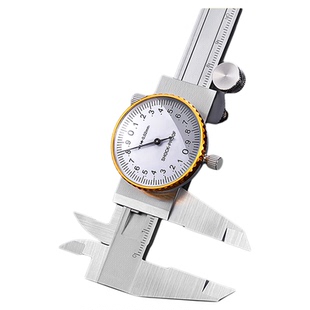 牛享带表游标卡尺工业级高精度代表盘小型0-150-200-300mm卡尺