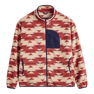 马登工装美式纳瓦霍摇粒绒卫衣抓绒软糯拉链开衫双面立领外套男春