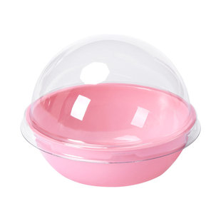 烘焙蛋黄酥包装盒雪媚娘盒独立甜品青团泡芙班戟单个球形吸塑盒