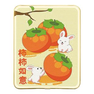 DC蒂彩柿柿如意钻石贴画摆台带框一套2025新款5满钻手工diy十字绣