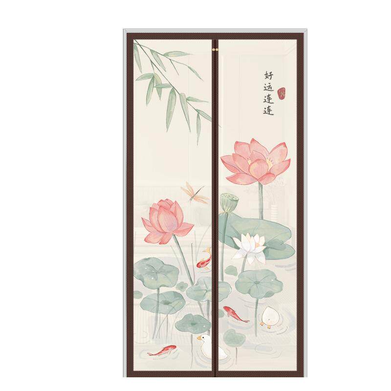 防走冷新中式空调隔断门帘