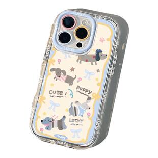 适用于苹果15promax手机iPhone14pro新款13镜面12黄蓝小狗se2创意11可爱7plus女xs高16e颜值xr防摔8保护se3套