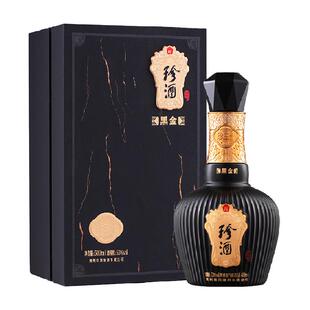 贵州珍酒黑金珍三十53度酱香型白酒500ml*1瓶坤沙酒收藏送礼